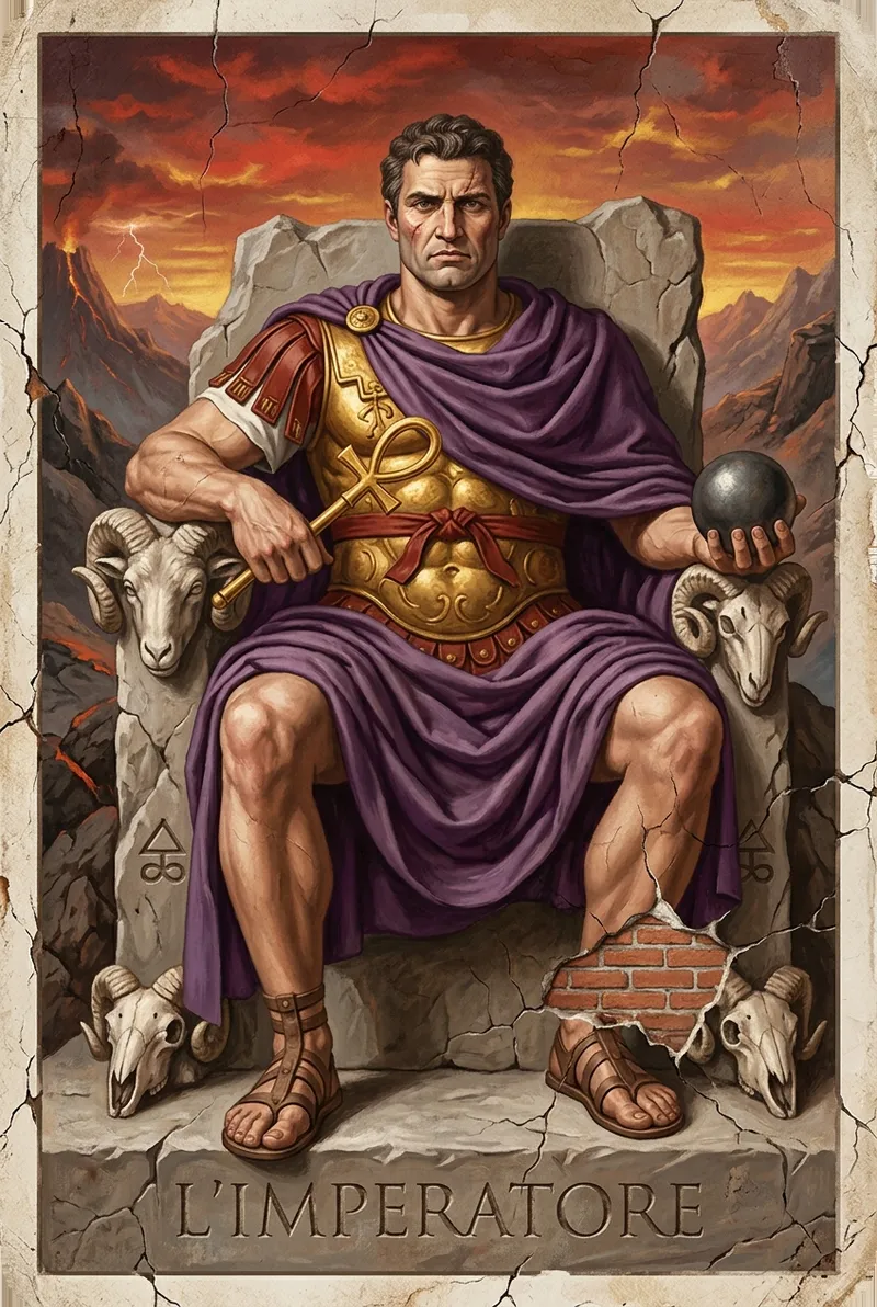 Divina tarot card: emperor